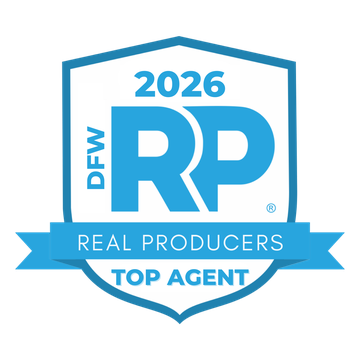 DFW Real Producers Top Agent badge