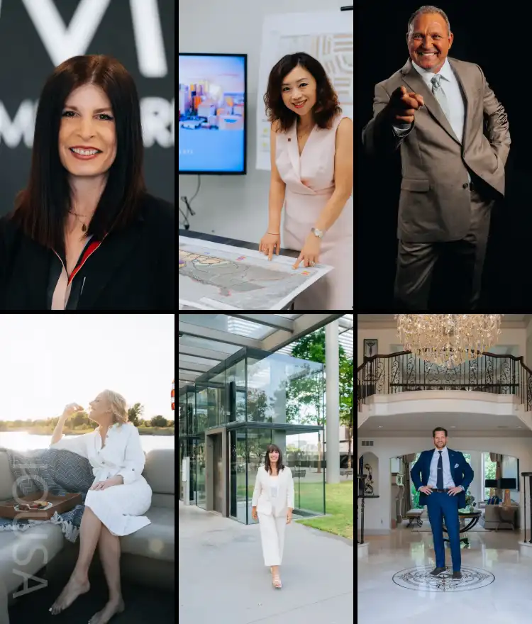 Collage of personal branding photos by studioUSA
