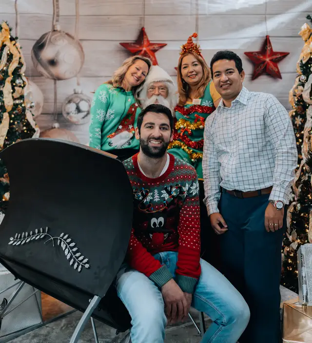 Keller Williams Photos with Santa, event photography by studioUSA in Dallas-Fort Worth