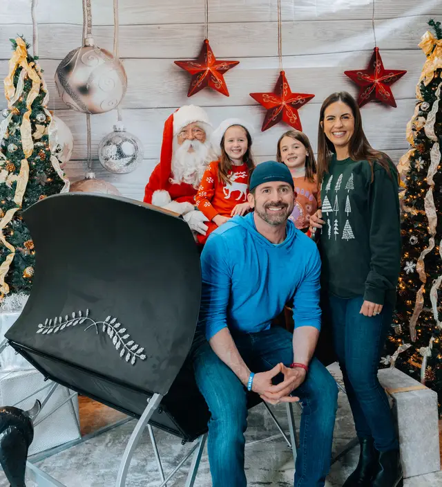 Keller Williams Photos with Santa, event photography by studioUSA in Dallas-Fort Worth