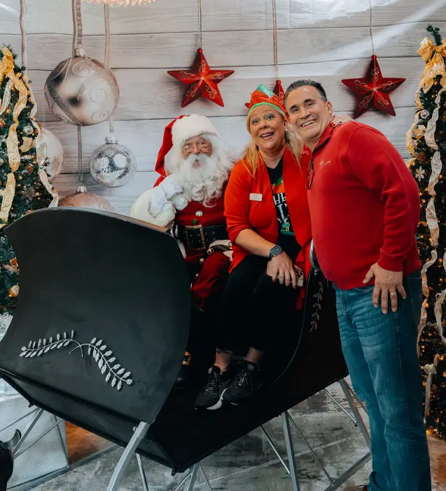 Keller Williams Photos with Santa, event photography by studioUSA in Dallas-Fort Worth