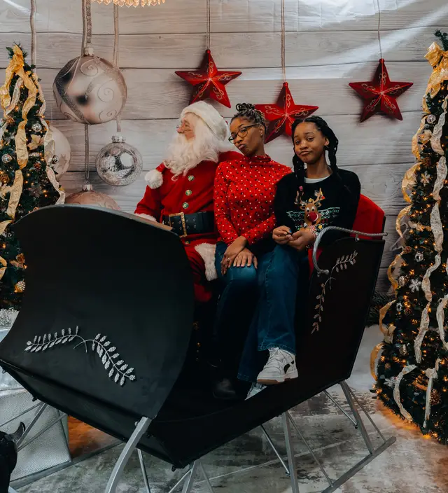 Keller Williams Photos with Santa, event photography by studioUSA in Dallas-Fort Worth