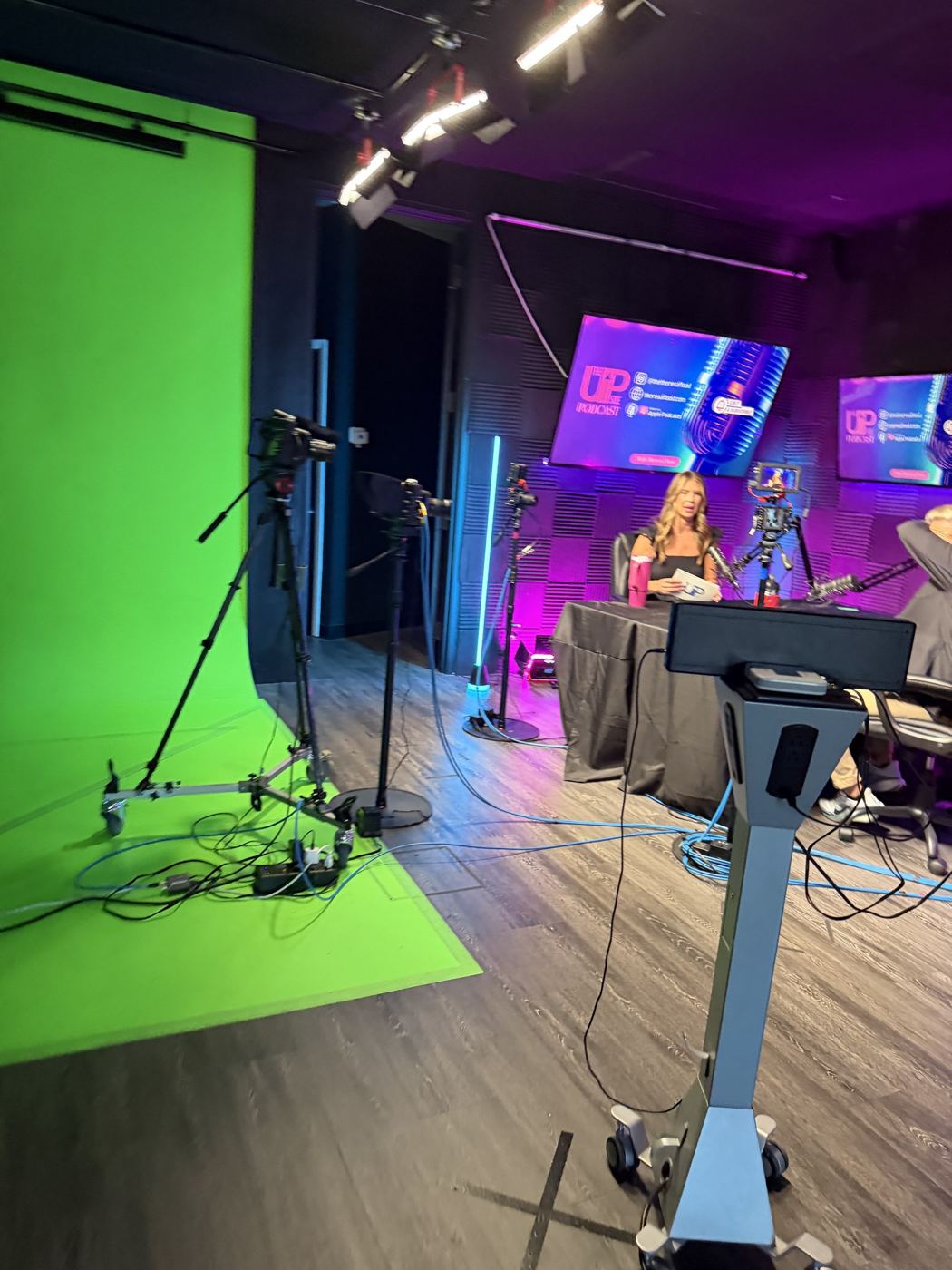 Green screen stage at studioUSA East in Plano